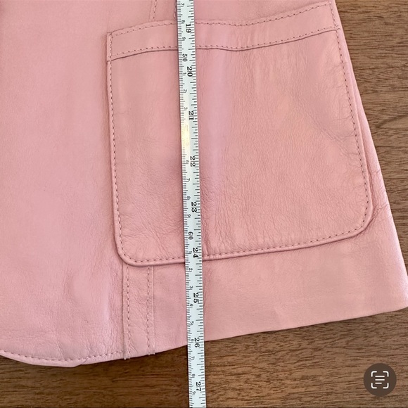 DANIER Pink Leather Blazer - Picture 8 of 8